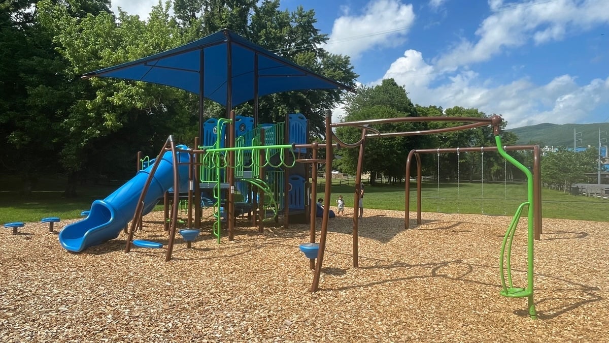 NDS Inclusive Playground with Ziplines
